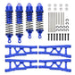 RCAWD Front Rear Aluminum Suspension Arms Shocks Absorber for 1/10 Traxxas Slash Rustler Hoss Stampede Bandit VXL 4x4 Hop-ups,Re