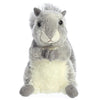 Aurora Adorable Mini Flopsie Nutty Stuffed Animal - Playful Ease - Timeless Companions - Gray 8 Inches