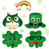 St. Patrick's Day Gifts for Kids Babys First St.Patrick's Day Toys Irish Baby 1st Gifts, 5 Lucky Green Toys Leprechaun Stuffed T