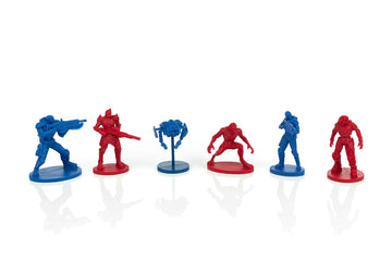 Toynk Gears 5 Nanoforce Army Builder Pack - 6 Collectible Figures, 2-Inch CoG Vs. The Swarm, Blue, Model 14335, Plastic
