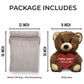 Zamnnn Shawty U Hella Fine - 10'' Teddy Bear & Gift Bag - Funny Stuffed Animal Plush Gift For Girlfriend, Boyfriend, Best Friend