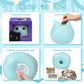 Jizwpoom Piggy Bank, Cat Piggy Bank Cat Money Saving Box Gifts For Kids, Coin Piggy Bank Cat Coin Bank Box Unbreakable Piggy Bank Toy Great Gifts For Boys Girls Adults (Blue)
