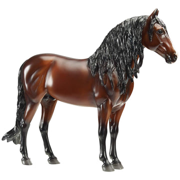 Breyer Traditional Series Dominante Xxix | Horse Toy Model | 1:9 Scale | Model #1809 Brown, Black, White