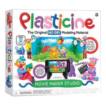 Plasticine Movie Maker Studio - No-Dry Modeling Material - Creative Kit - Ages 5+