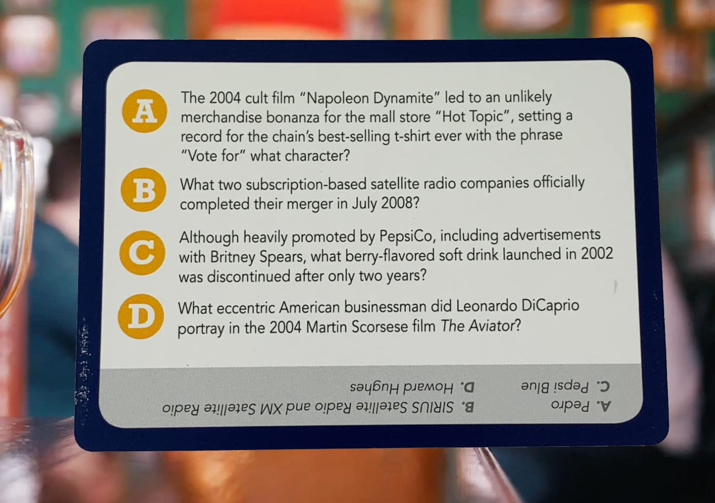 You Gotta Know Trivia Game - You Gotta Know 2000s, Navy, Tin Material