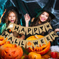 Happy Halloween Burlap Banner Happy Halloween Decorations, Halloween Party Banner Burlap For Halloween Haunted Houses Home Indoor Mantle Decor Pumpkin Witch Halloween Party Decorations