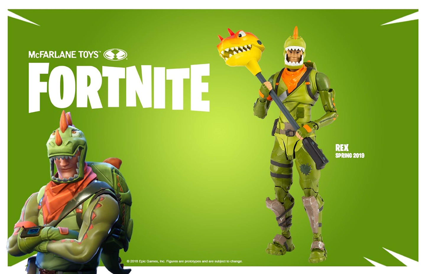 McFarlane Toys Fortnite Rex enhanced Action Figure  Multicolor