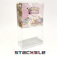 Pokemon Booster Box Protective Case (5 Pack) - Clear Plastic Display Box For Booster Box, Convenient, Stackable Storage Solution