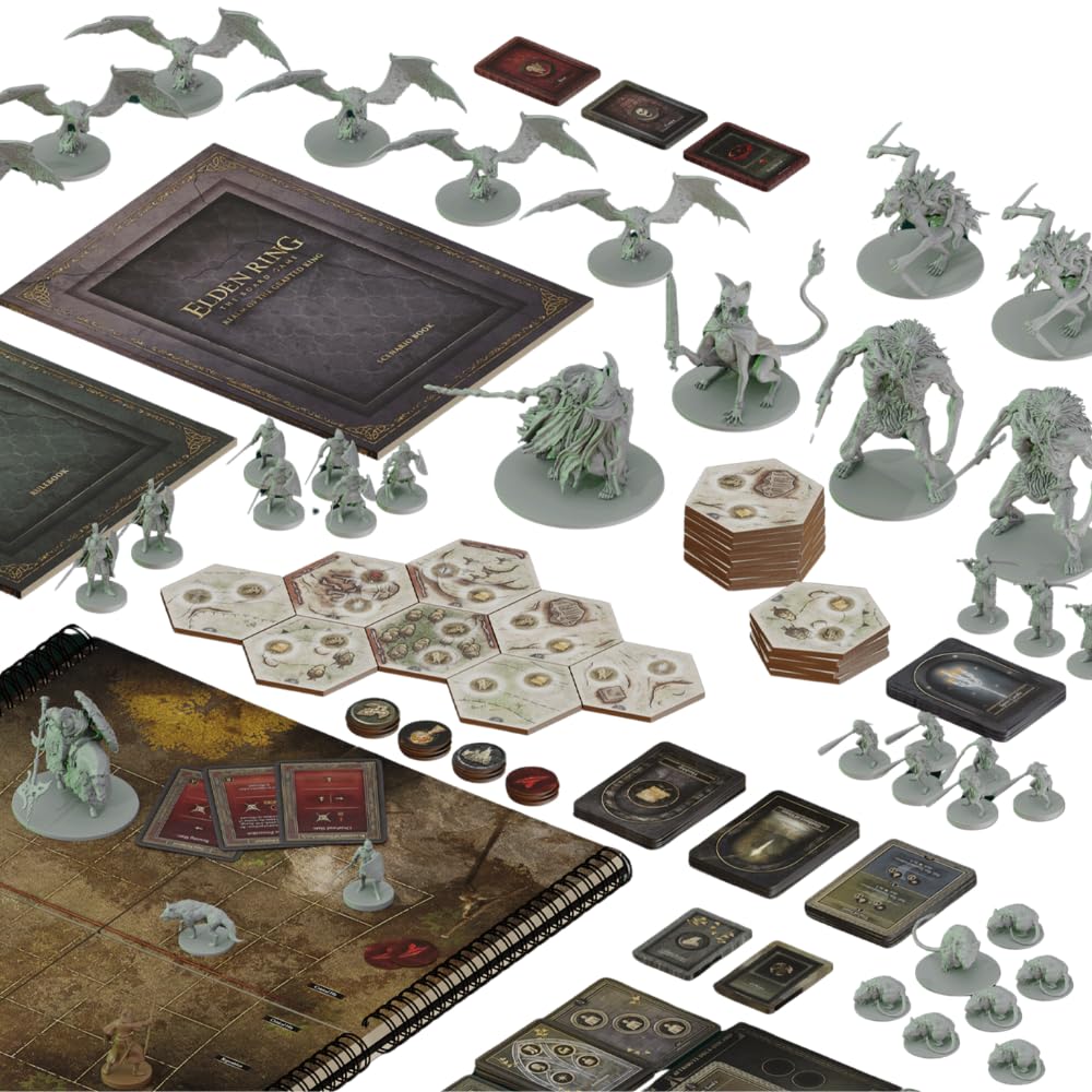 Steamforged Games Elden Ring™ Board Game - Realm of The Grafted King, 11.61" Square, Cardboard, Model SFER-001