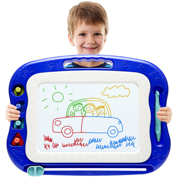 Magnetic Drawing Board,Large Doodle Board Toddler Toys For Girls Boys 3 4 5 6 7 Year Old Kids Gift Etch A Colorful Sketch Magnet