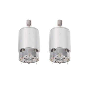 2 Pcs 550 40000Rpm 12 Volt Electric Motor, High Speed Rs550 12V Motor Gearbox Accessories For Power Wheels Children Ride On Car Parts