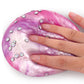 Pink & Purple Glitter Water Slime, Non-Sticky Premade Jelly Slime, Slime Party Favors For Kids, Slime Sensory Toys For Birthday