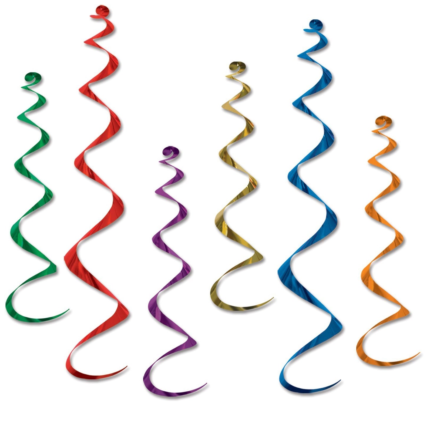Twirly Whirly Decorations-6 Per Unit