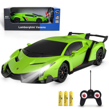 Officially Licensed Lamborghini Remote Control Car, 1:24 Scale Lambo VENENO Model Cars with LED, Lamborghini Toy Car RC Cars Chr