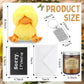 HyDren 5 Pcs Im Sorry Gifts Set with Big Box Include Adorable Apology Duck Gifts Candle Sorry I Ducked up Card Keychain Soft Fo
