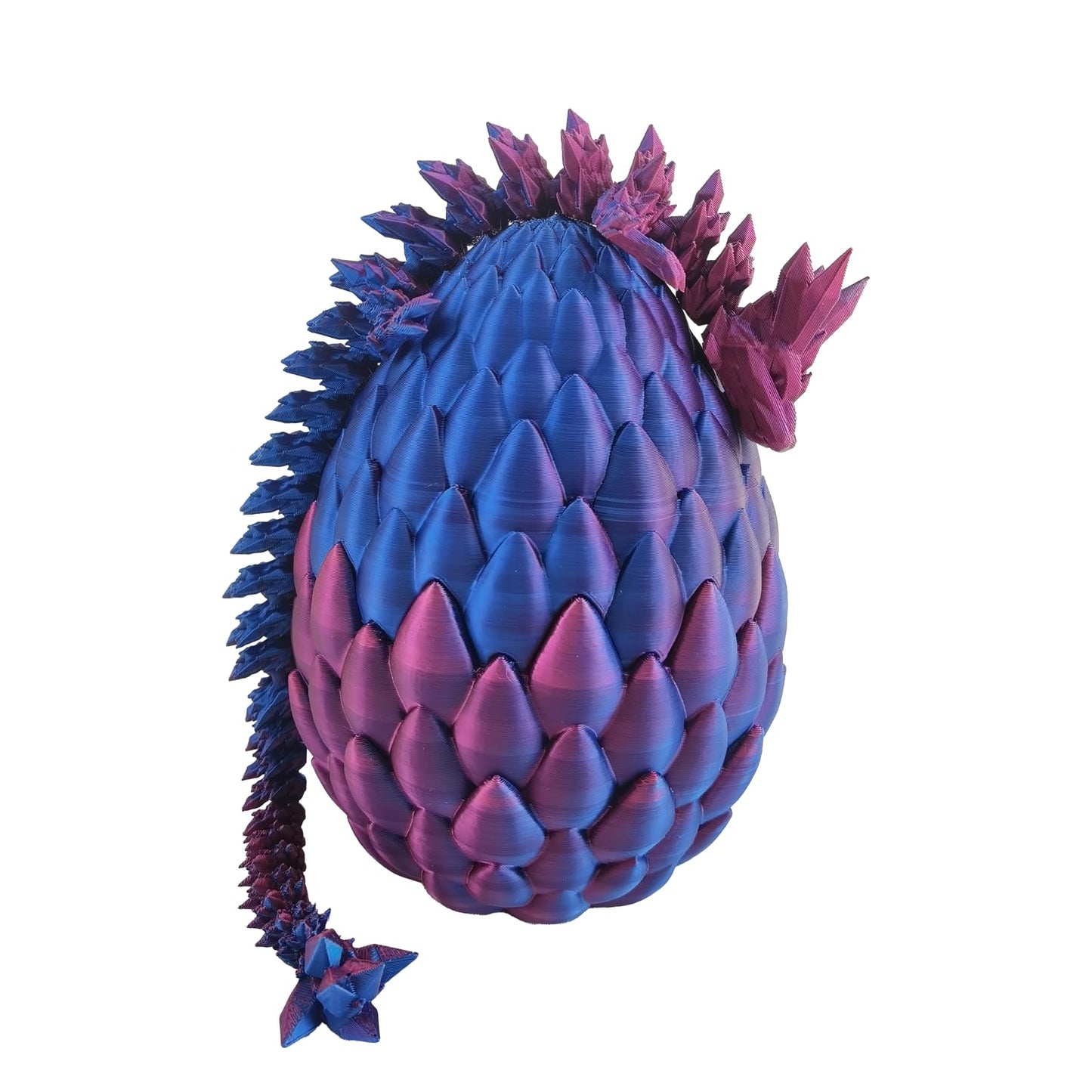 KyooteLfv Dragon Egg, Easter Egg with Pet Dragon, 3D Printed Dragon, Crystal Dragon Fidget Toy, Articulated Dragon Eggs Fidget T