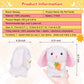 Marsjoy Easter Bunny Talking Robot - 6.3'' Interactive Plush Toy, Repeats Your Words, Dances, And Shakes For Kids, Boys, Girls,