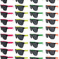 TheGag Neon Sunglasses Bulk Kids-Adults Party Pack 48 Green Pink Yellow Orange Sunglasses for Graduation Mardi Gras Holidays Bir
