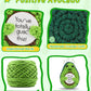 Jelutar Mini Funny Positive Potato, 3 Inch Knitted Doll With Positive Card For Cheer Up Gifts And Party Decorations, Cute Positive Potato Crochet Doll For Birthday Gifts (Positive Avocado)