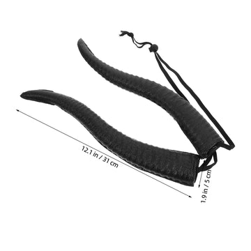 Halloween Foam Horn Headband Adjustable Black Sheep Horns Hair Accessory for Cosplay, Costume Party, and Festive Decorations