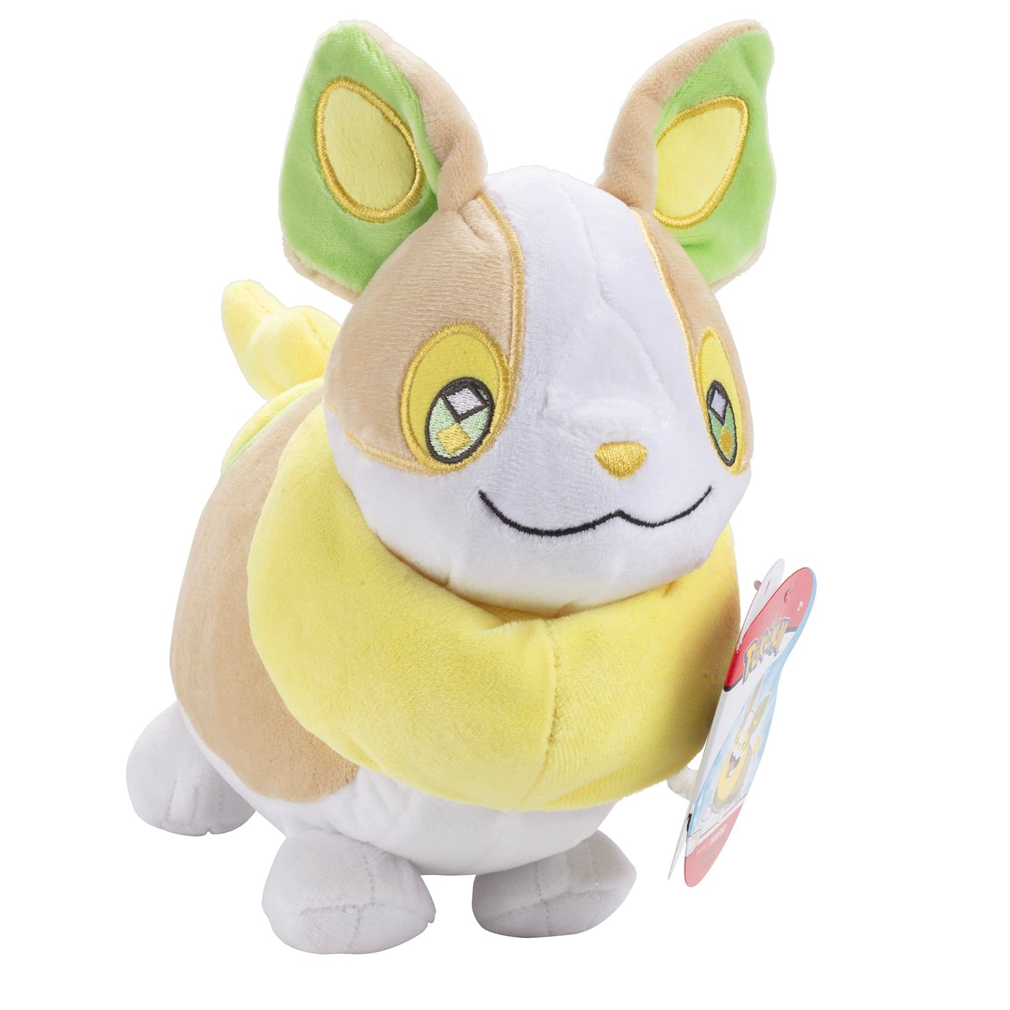Pokemon 8 Yamper Plush - Officially Licensed - decorative replica blade and Shield - Authentic Soft Stuffed Animal Toy Figure - Gift for Kids  Boys  Girls - 2+
