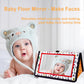 Epessa Baby Mirror Toys For Tummy Time, Newborn Infant Toys 0-6 6-12 Months, Baby Floor Mirror, Black And White High Contrast Baby Toys 0 3 6 9 Month Crawling Sensory Toy, Crib, Brain Development