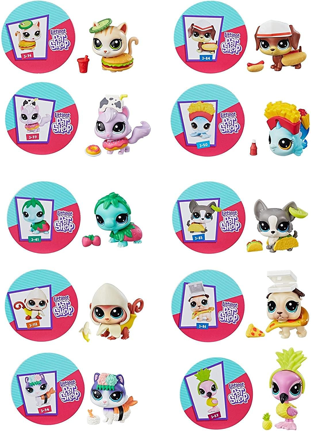 Littlest Pet Shop LPS Hungry Pets, 10 to collect