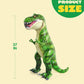 JOYIN 37    T-Rex Dinosaur Inflatable for Party Decorations, Tyrannosaurus Rex Inflatable Dino Toy, Dinosaur Birthday Party Gift
