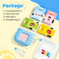 TimingSXD Bilingual Flash Cards - French & English Learning Toy, 4.72x3.54in, Blue, Ages 2+