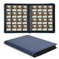 Hestech 16 Pocket Card Binder,Premium Trading Card Binder For 1000+ Cards,Side Loading Card Binder With Zipper, Ringless Trading