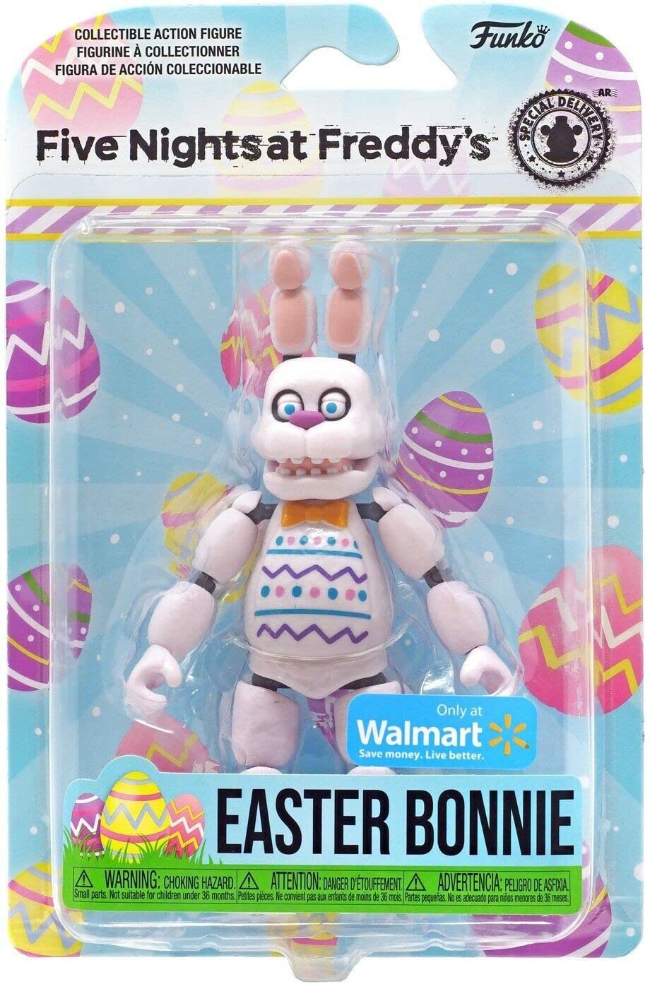 Forces Of Valor Five Nights at Freddy's Easter Bonnie Action Figure, 5 Inch, Multicolor, Plastic