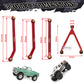 RCMYou RC Upgrades Part High Clearance Chassis Links & Skid Plate & Steering Rod Tie Links for 1/24 Axial SCX24 Bronco AXI00001