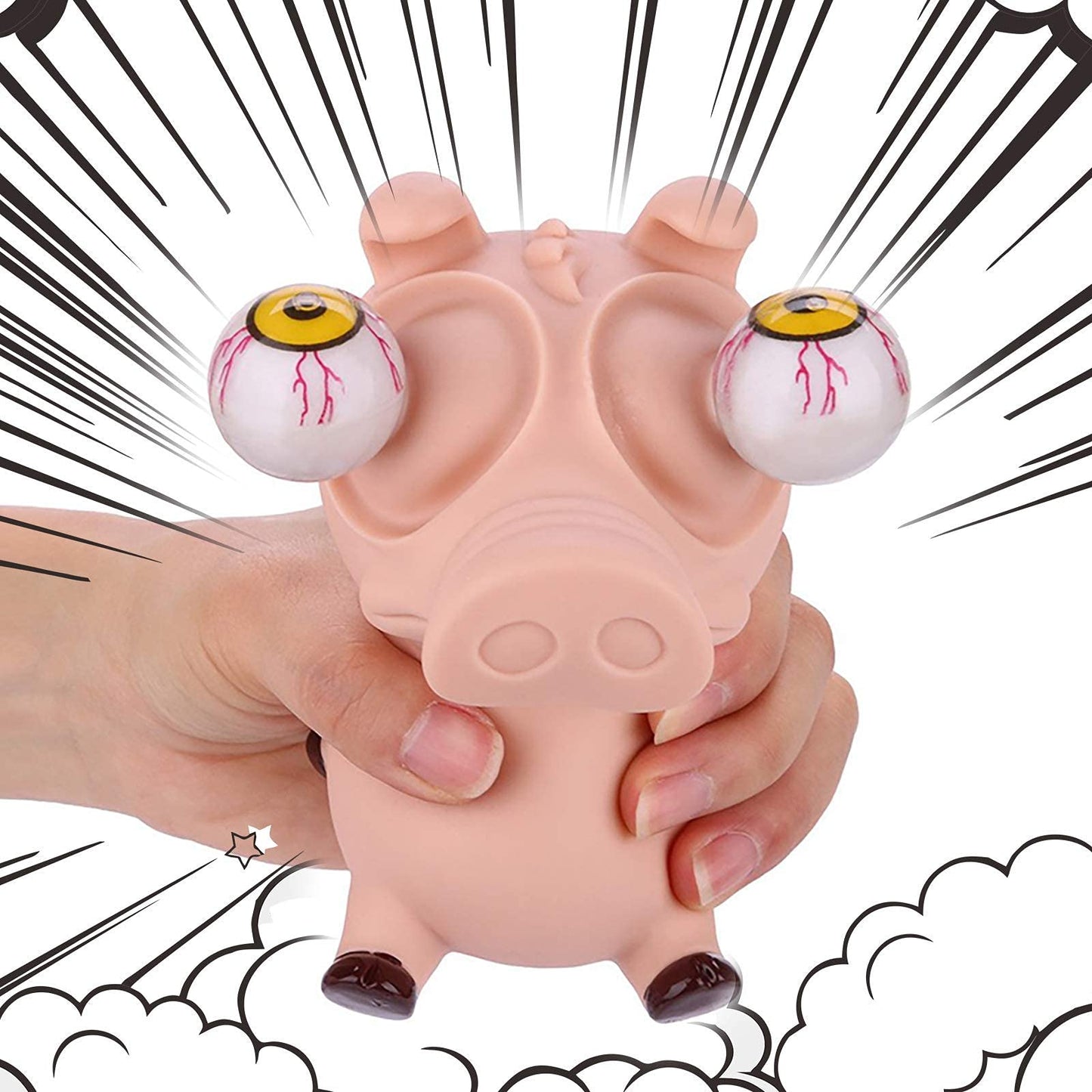 Squeeze Toys,Stress Relief Relieve Hand Fidget ,Toys For Kids And Adults, Sensory Therapy Toys For Adhd Autism Stress Anxiety (B