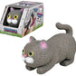 Squishy Stretchy Cat (3.5' To 6.5') Rubber Fidget Sensory Toy Filled With Sand. Great Stress Relief Cat Toy For Kids, Adults And Pets. (3 Pack