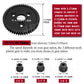 Complete Slipper Clutch & Center Driveshaft Upgrades Part for 1/10 Slash 4X4 VXL,ARRCat Steel 6878 Differential Gear and 32P 15T