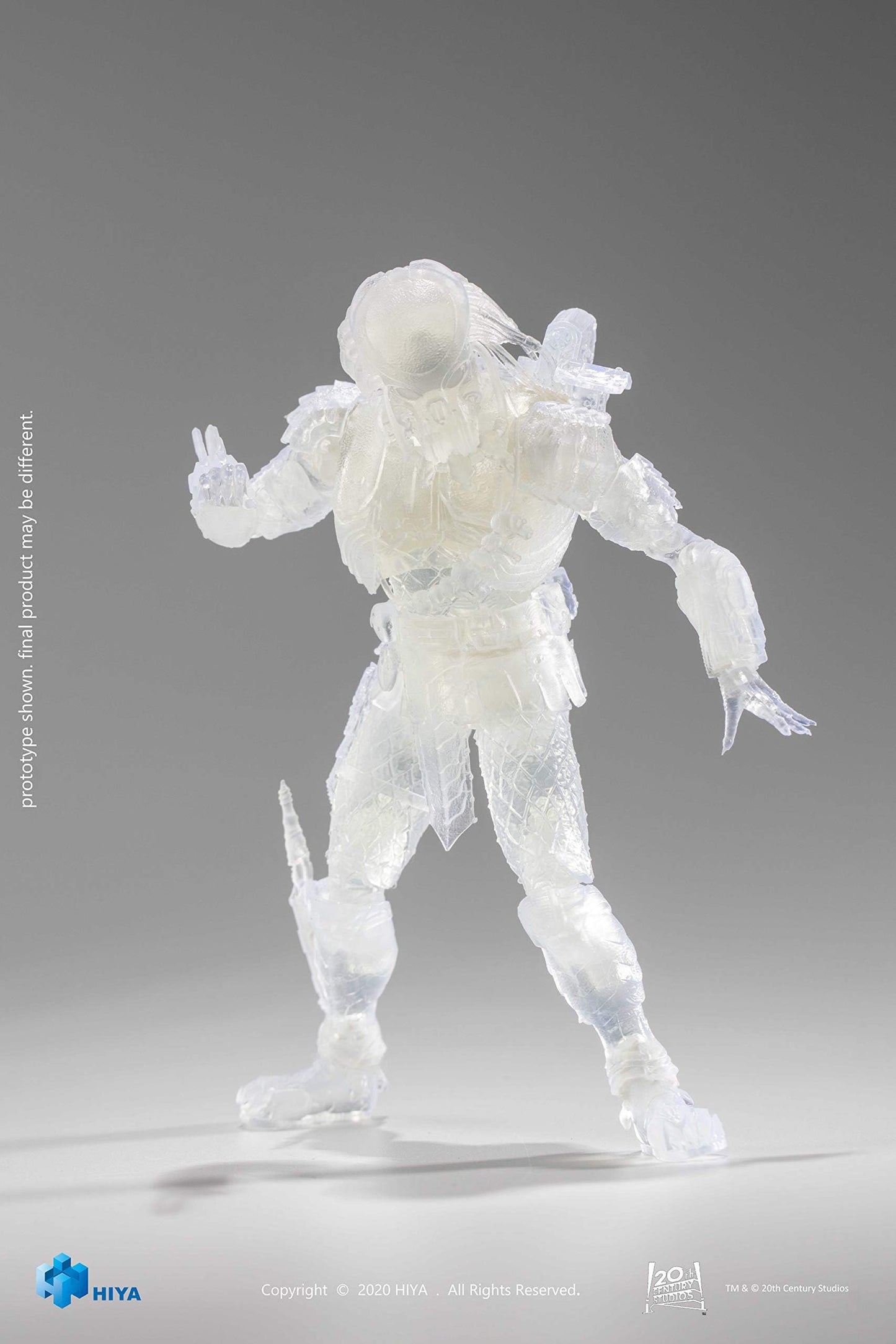 Hiya Toys Alien Vs. Predator: Invisible Celtic Predator 1:18 Scale Action Figure, Multicolor