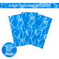 Kesfey 3 Packs Ocean Wave Tablecloths 54 X 108 Inch Water Print Table Cover Splashproof Plastic Ocean Party Table Cloths With Se