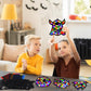 32 Sets Halloween Monster Suncatchers Craft Kit DIY Window Stained Glass Effect Halloween Monster Paper Crafts Home School Class