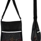 Qiipii Semi Transparent Mesh Bags Cross Body See Through Shoulder Bag For Men Women College Students Sports Events Seashell Beac