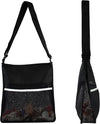 Qiipii Semi Transparent Mesh Bags Cross Body See Through Shoulder Bag For Men Women College Students Sports Events Seashell Beac