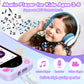 Nikuku Kids Phone for Girls, Toddler Smart Phone Christmas Birthday Gifts for Girls Age 4-6, Kids Play Phone Toy with Dual Camer