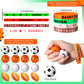 Weysat 184 Pcs Sport Party Favors, Sport Party Goodie Bag Fillers Cup Straw Sports Stress Ball Keychain Sticker Wristband Whistl