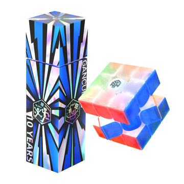Gan 15 Maglev Speed Cube 3X3, Gan Magnetic Cube Perfectly Combines Weight, Magnet And Structure, 58.6G Ultra-Lightweight, Brain