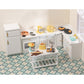 Keldoner Miniature Dollhouse Accessories, Doll House Accessories Set, Dollhouse Kitchen Accessories Incl Stand Mixer & Kitchen S