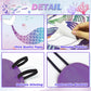 Pin The Tail On The Mermaid Party Game With 24 Pcs Tails For Kids Girls Birthday 21'' X 28'' (Mermaid)