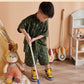 Mini Mop Kids Mop Housework Pretend Play Gift For Boy Girls (Blue)