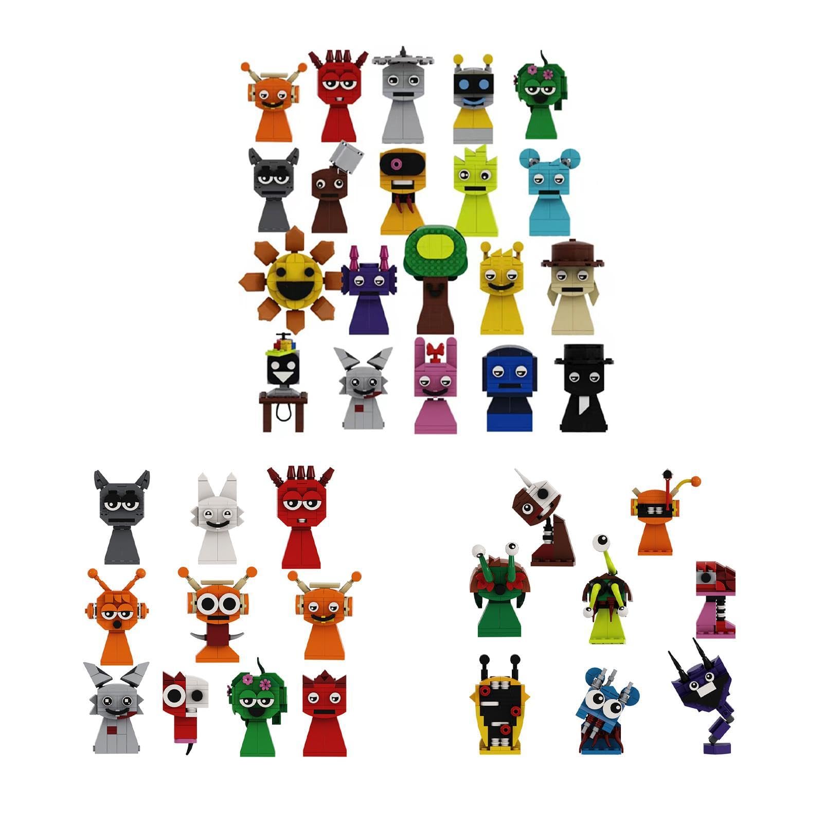 Merishopp Sprunki Game Building Blocks Sprunki Figurines For Game Fans Boys Girls Adults 20Pcs| Kids Toy Set | Baby Products
