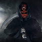 ILEBYGO LED Halloween Light Up Mask Purge Mask Scary Mask with EL Wire 3 Flashing-Modes for Halloween Festival, Party, Cos Play