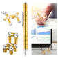 Wqwquu Fidget Pen,Magnetic Pen, Decompression Magnetic Fidget Toy Pen, Magnet Pen Fidget Toy Relieve Pressure Novel Toy Gifts For Kids Or Friends! (Golden)