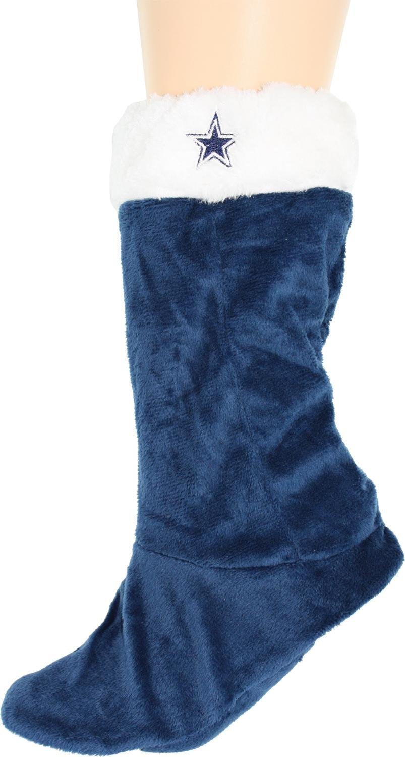 NFL Dallas Cowboys SLPNFSTKDC Slippers, Team Colors, One Size